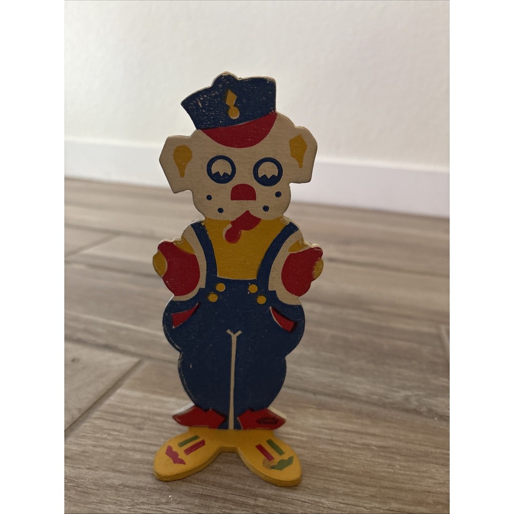 Vintage Clown Dog On‎ Stand